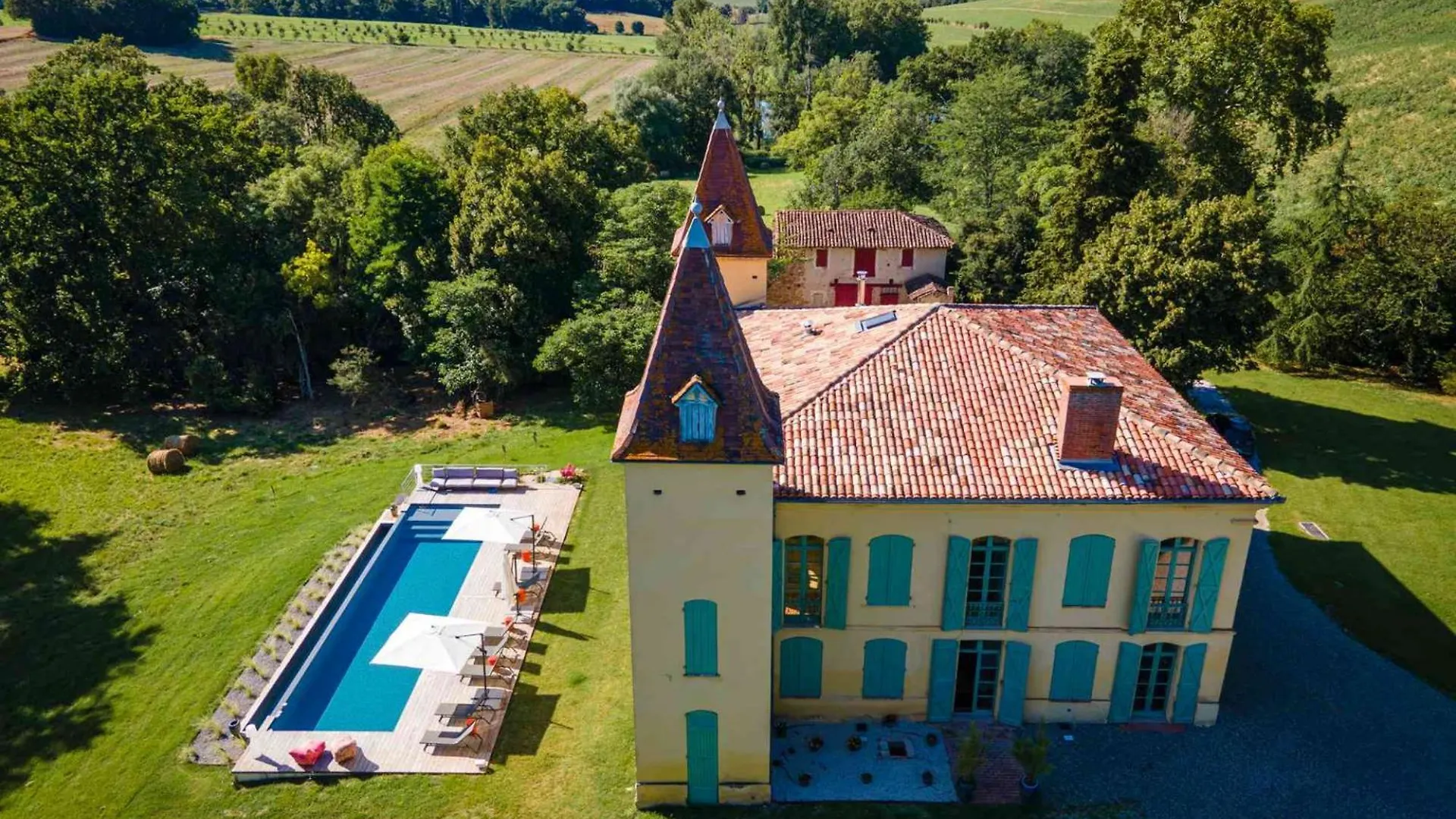Splendide Villa - Chateau Soules - Piscine Chauffee A Debordement Et Parc Lavaur  France